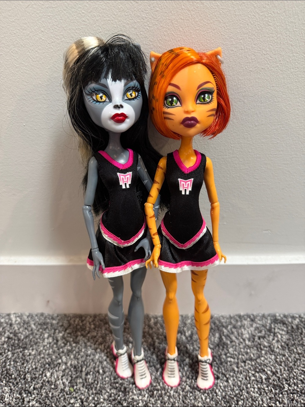 Monster High Torelie and Meowledy Fearleading Dolls